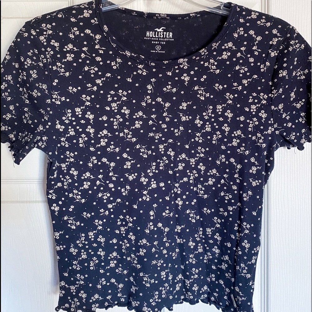 Hollister Floral Baby Tee